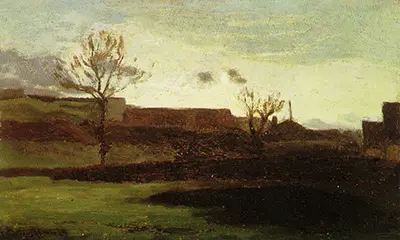 Landscape with Factories II Claude Monet
